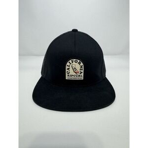 Rip Curl Trucker Hat Black Mens Snapback Mesh